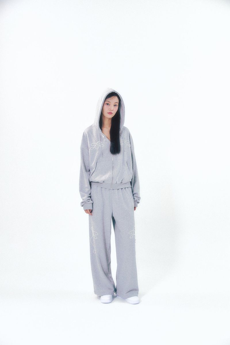 Pearl Track Pants Gray