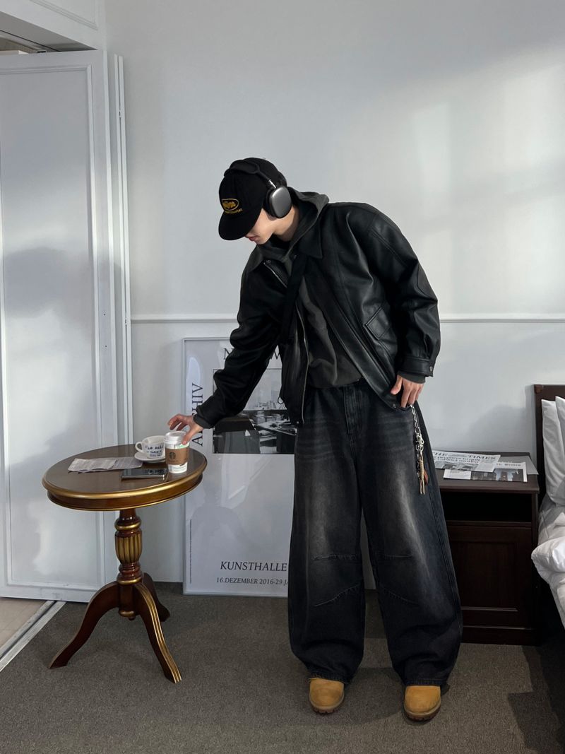 Outlaw Two-Way Leather Jacket (2 Colors)