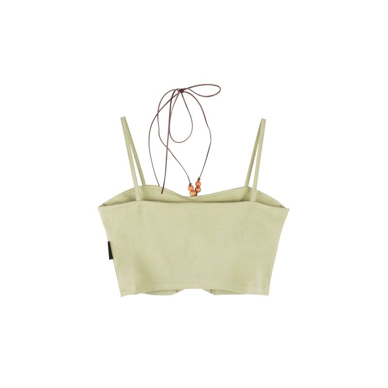 allbubble Beaded suspender vest