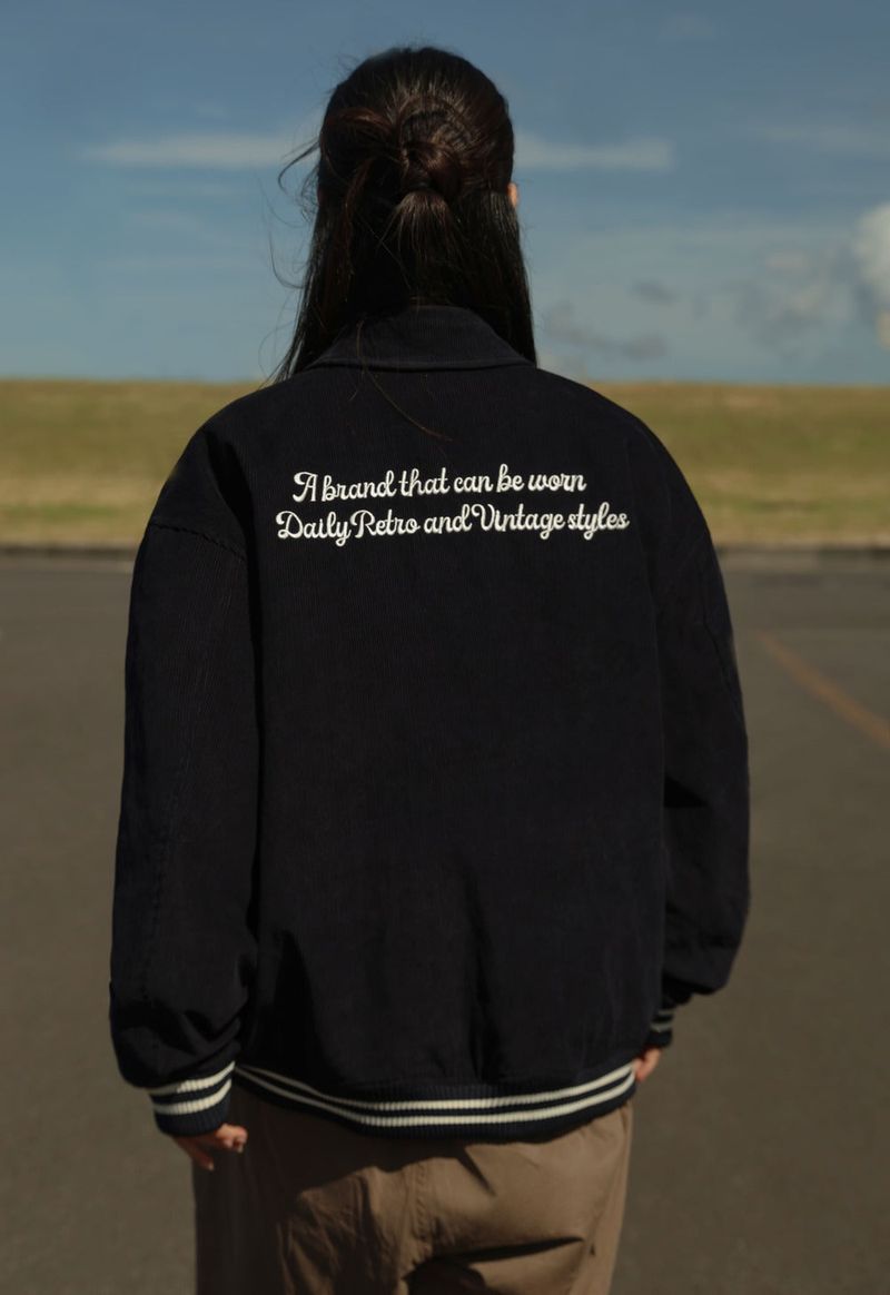 Over Logo Corduroy Jacket