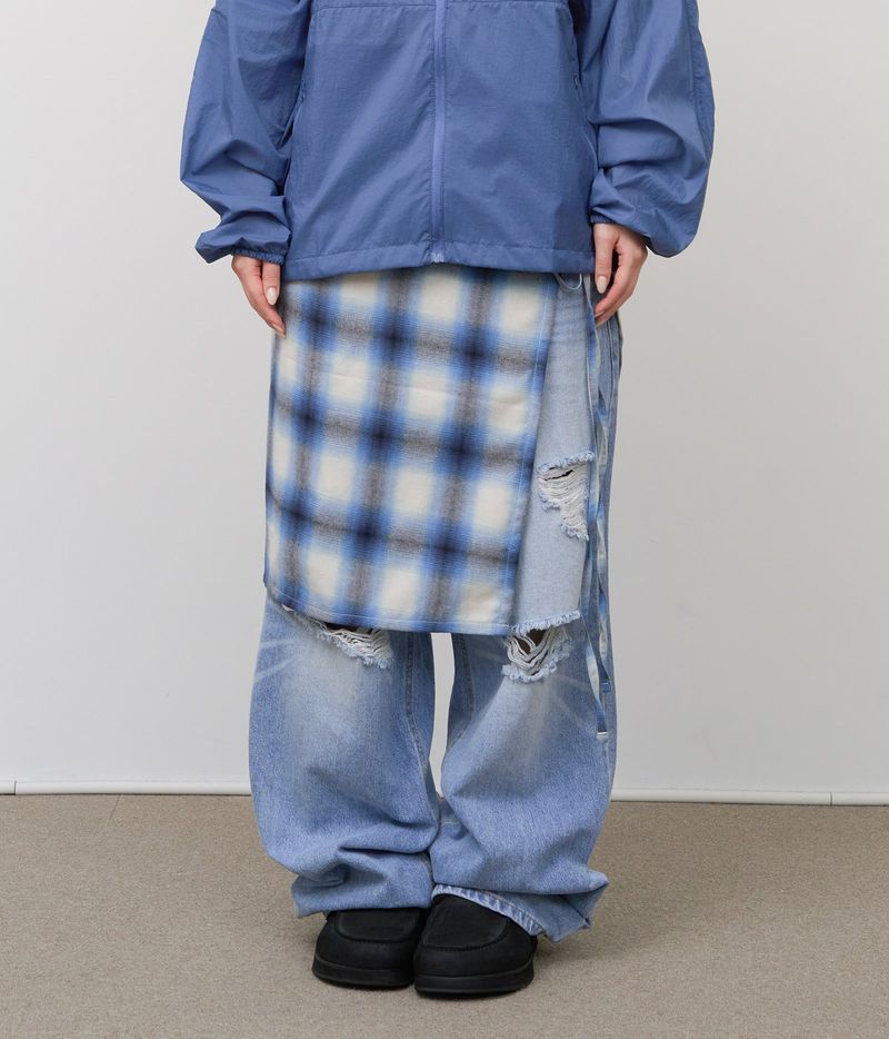 HIFIFNK(ハイファイファンク)の「Loden Layered Warp Skirt(Skirts)」
