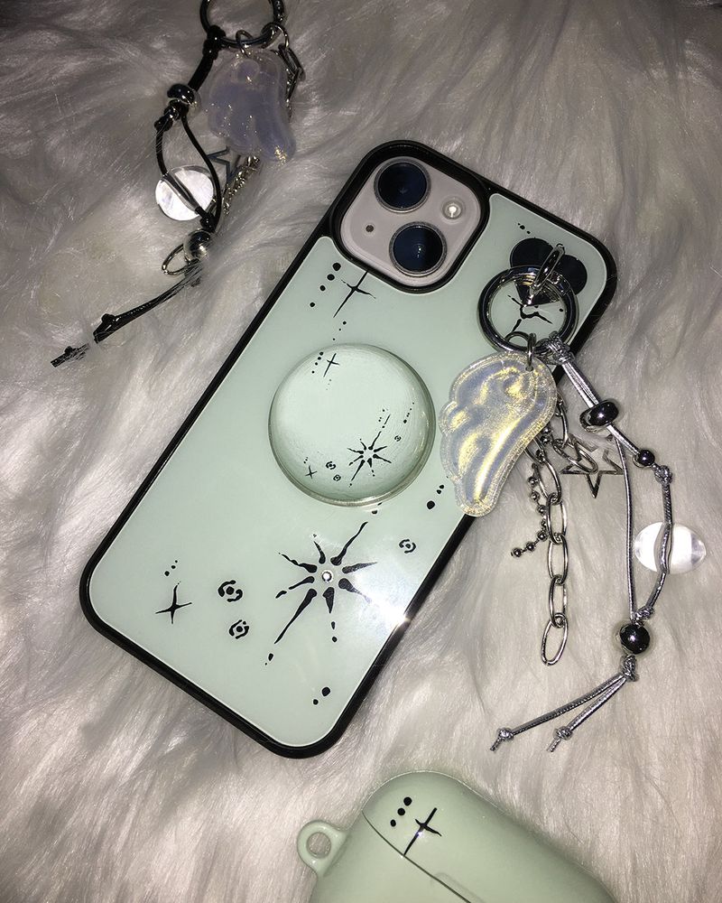 [MADE] Twinkle phone case_Black Bumper
