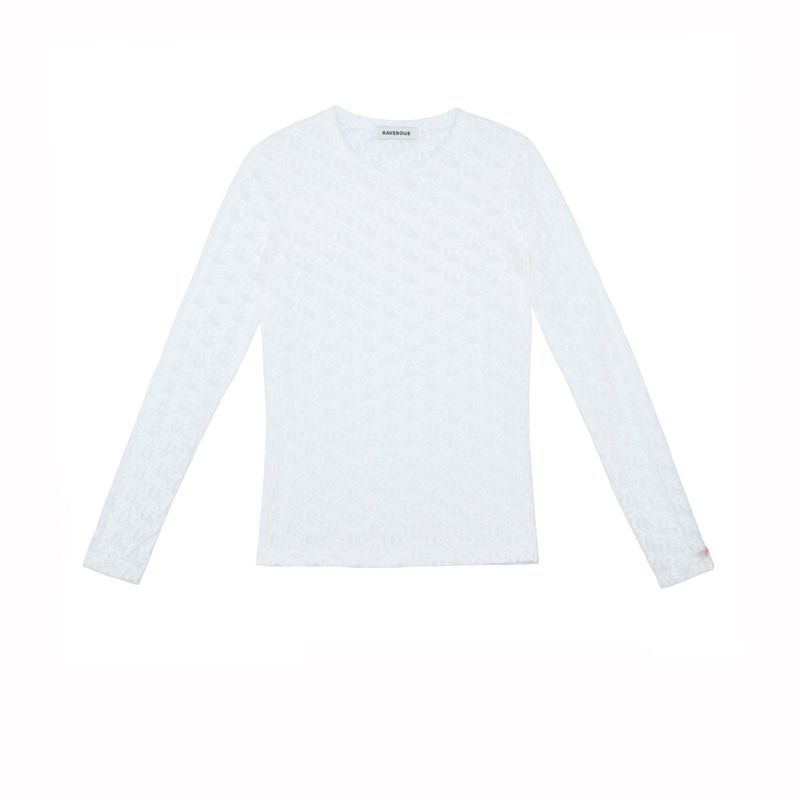 Ribon Lace T/Shirts White