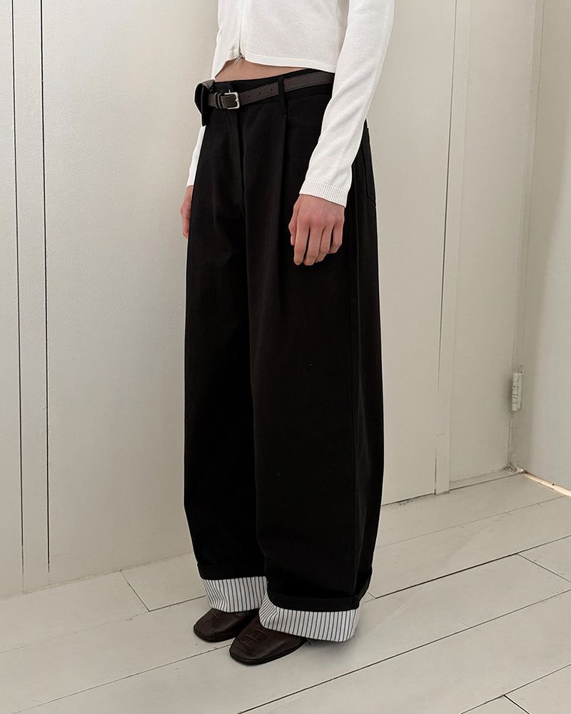[ORIGINAL] Maple Stripe Roll-up Chino Pants