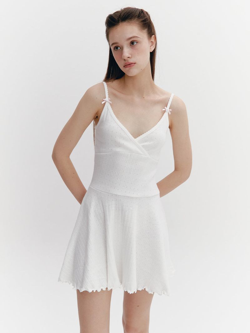 MOILLY(モイリー)の「Wave Flare Dress Ivory(Dresses)」