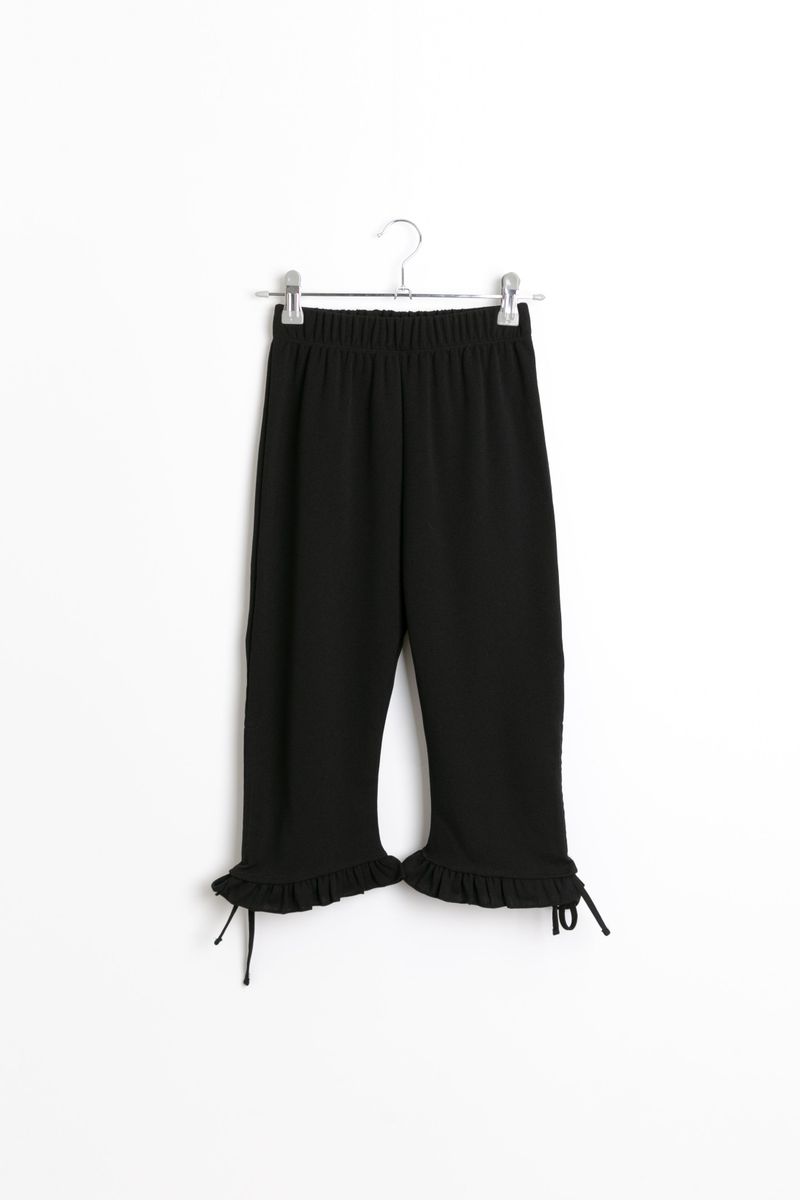 frill strap half leggings