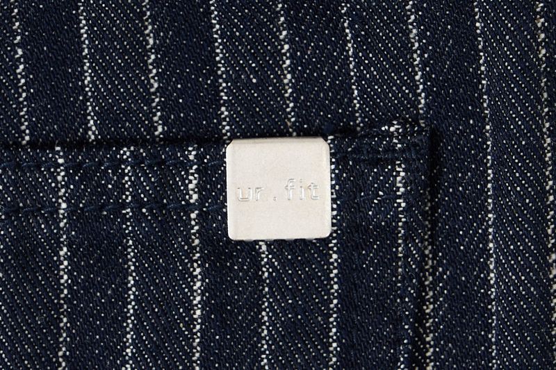 MOOD INDIGO PIN STRIPE CURVED DENIM code 26200