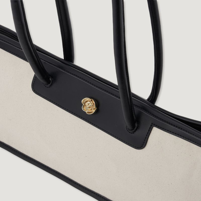 Signature Rose Canvas Bag