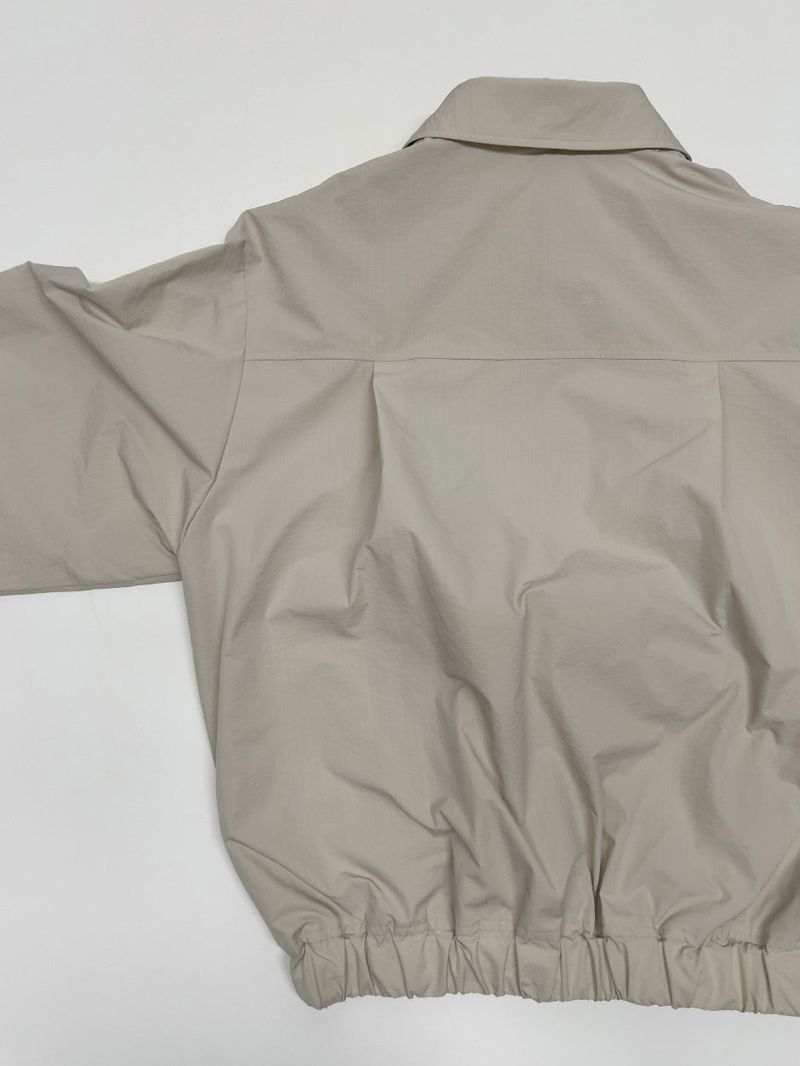 Comment Collar Loose Fit Wind Jumper