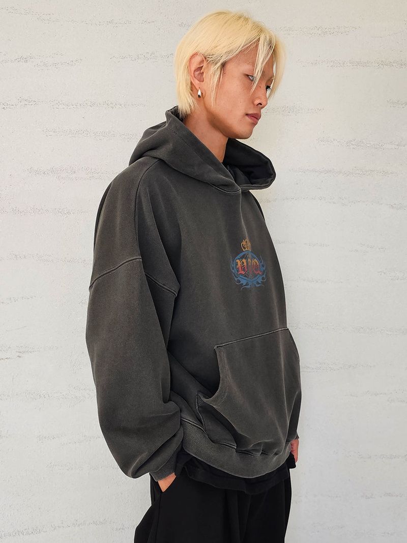VENTIQUE Pigment Sword King hoodie 2colors