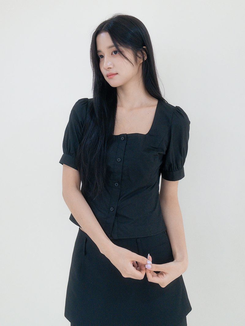 Moa skirt pants (Black)