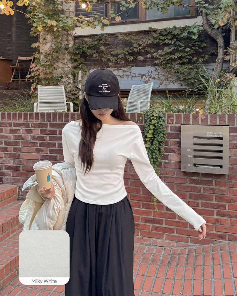 MAYBINS（メイビンス）の「【MADE】Off shoulder t-shirt（Tops）」