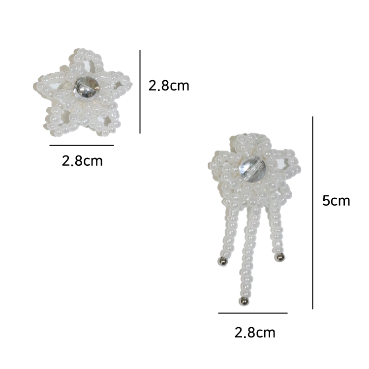 【MADE】chickweed shoe charm (white, 3pcs)