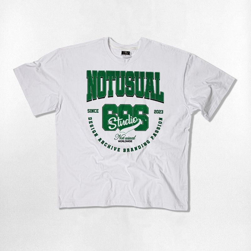 Green Studio Over-fit T-Shirts - 4COLOR