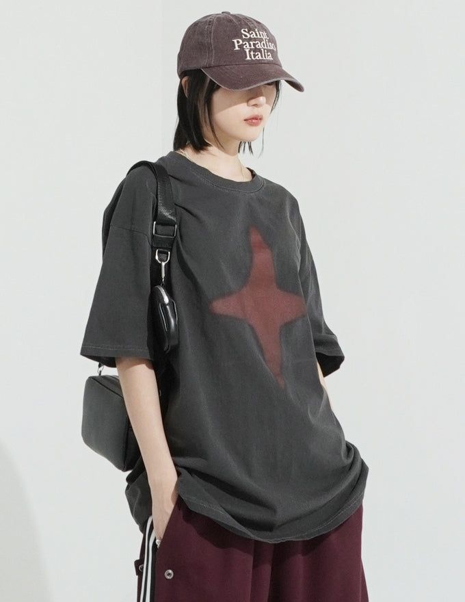 Esper pigment dyeing over t-shirt
