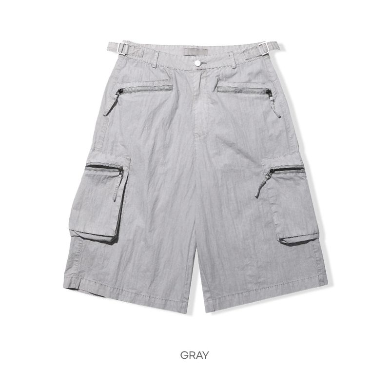 Piker snap cargo bermuda pants -3C