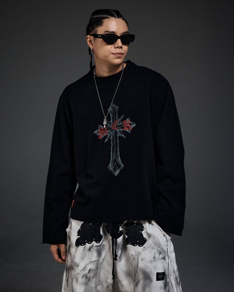 スカード クロス LS(black)