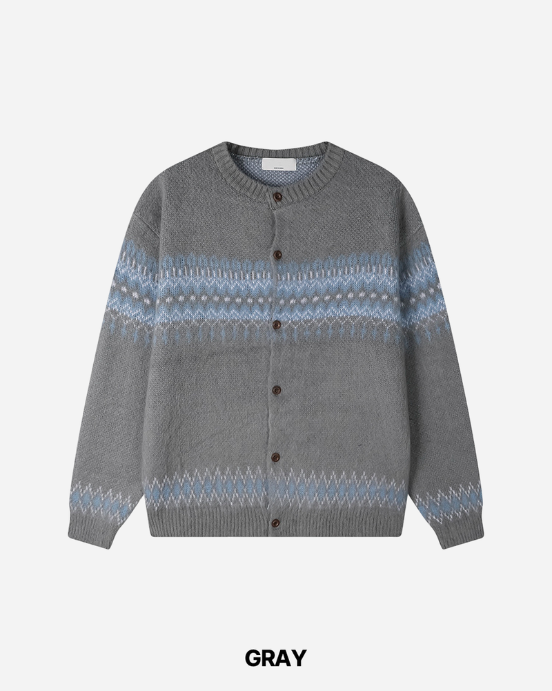 Cozy Nordic Knit Cardigan