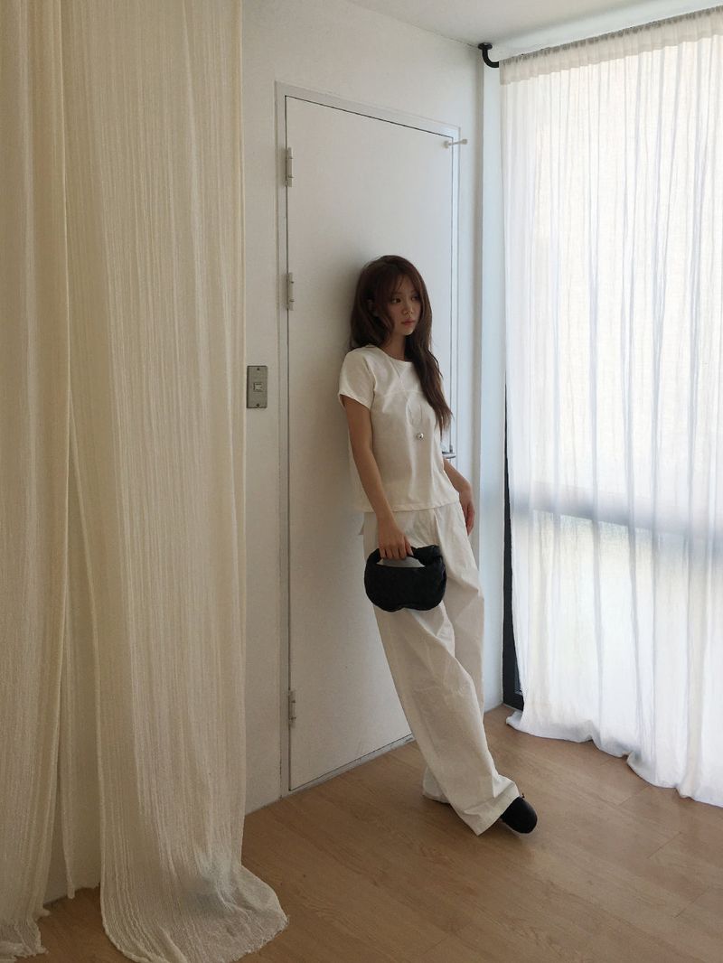 Pie semi crop T