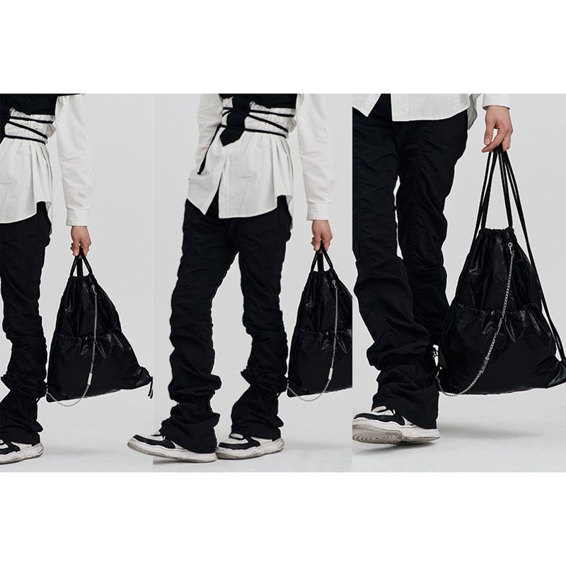 High Glossy Chain Gym Sack Bag
