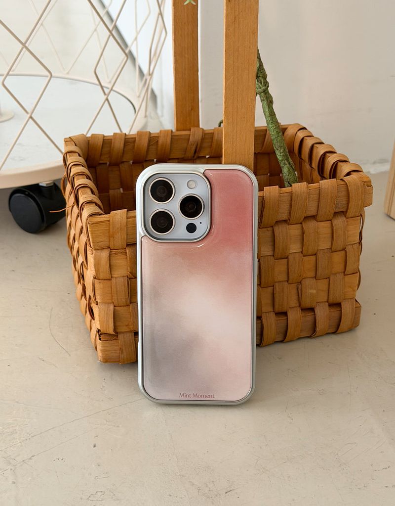 Mint Moment（ミントモーメント）の「[MADE] シエナ シルバーエポキシ iPhoneケース（スマホグッズ/小物）」