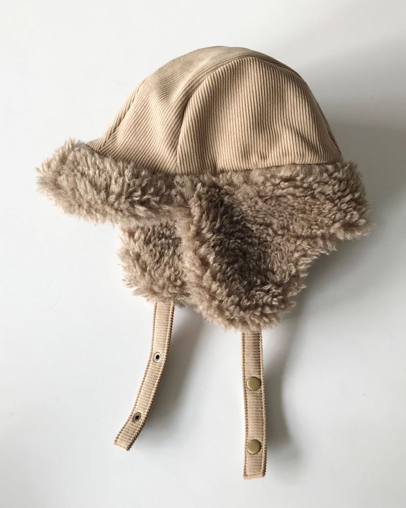 Reversible Boucle Trapper Hat (2 Colors)