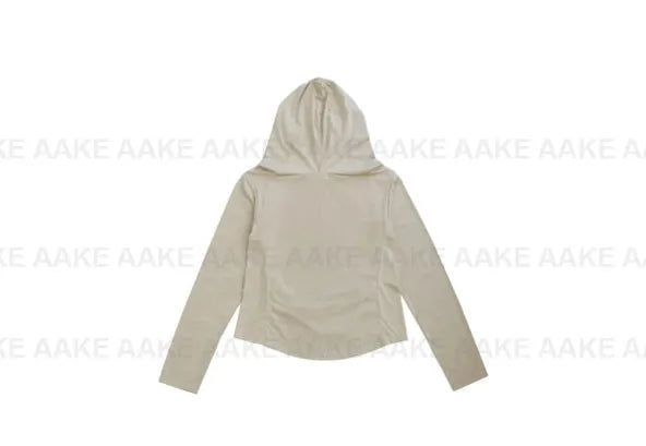BOAT-NECK SHIRRING HOOD TOP