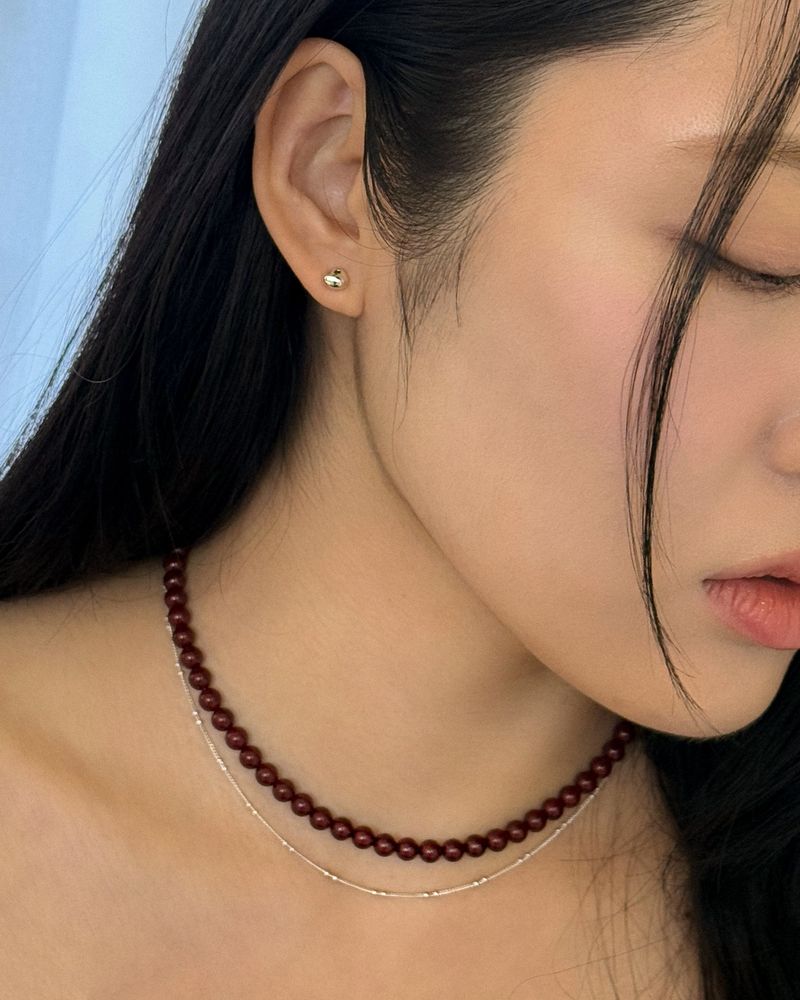 Kisses earring (silver)