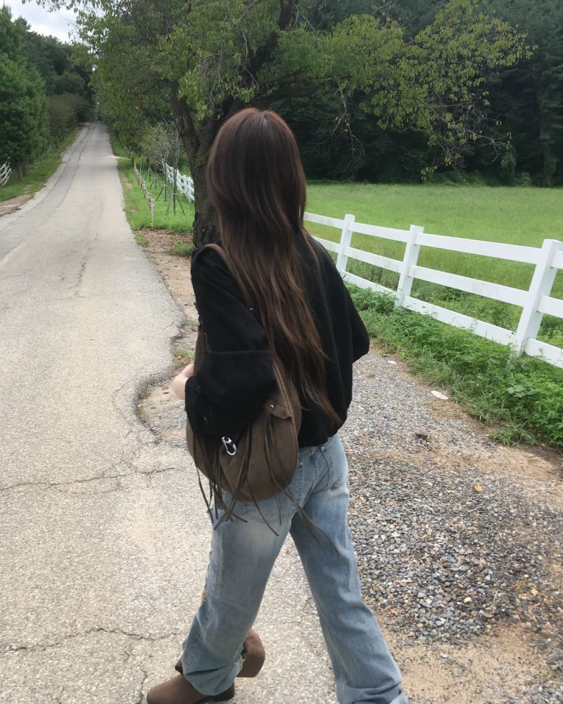 OOTJ loose damage flare jeans