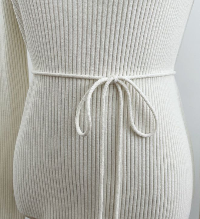 Luna Diagonal Unbalance Rib Knit (Strap Set)