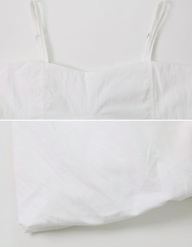 Lovely Pumpkin Sleeveless Blouse (4color) 