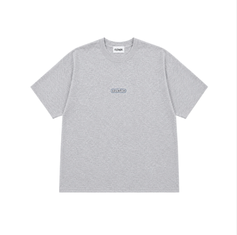 CLUMKIN（クラムキン）の「ドゥードゥルロゴTシャツ (MELANGE GREY) [MEN]（トップス）」
