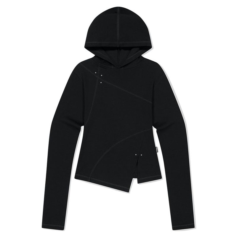 mahagrid（マハグリッド）の「CURVED SLIM HOODIE（Tops）」
