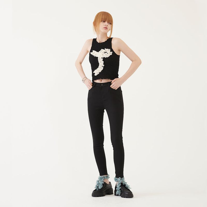 SKINNY FIT JEANS (BLACK)
