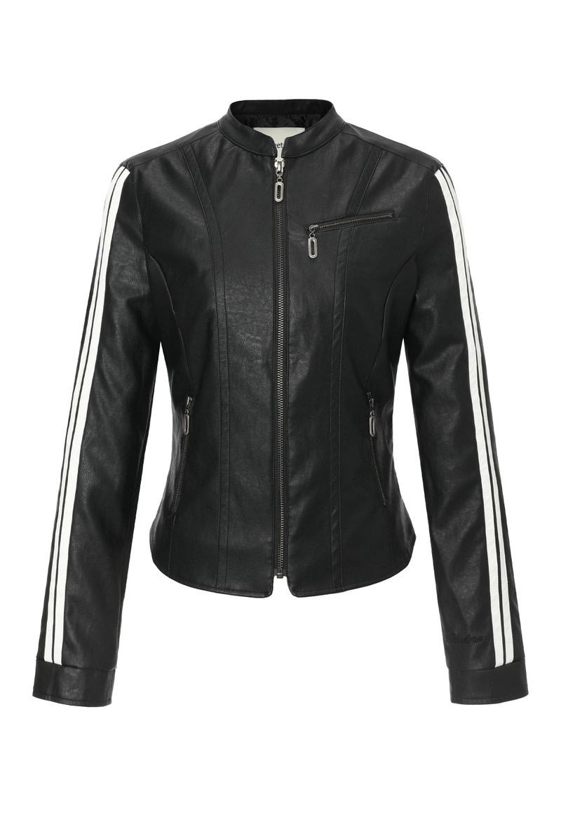 Racer leather jacket