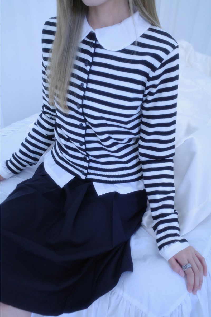 Pocket midi pleats skirt