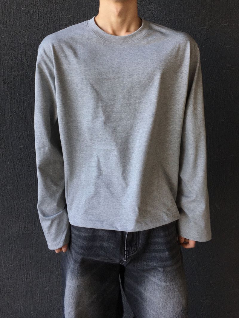 Poin Basic Crop Long Sleeve 3C