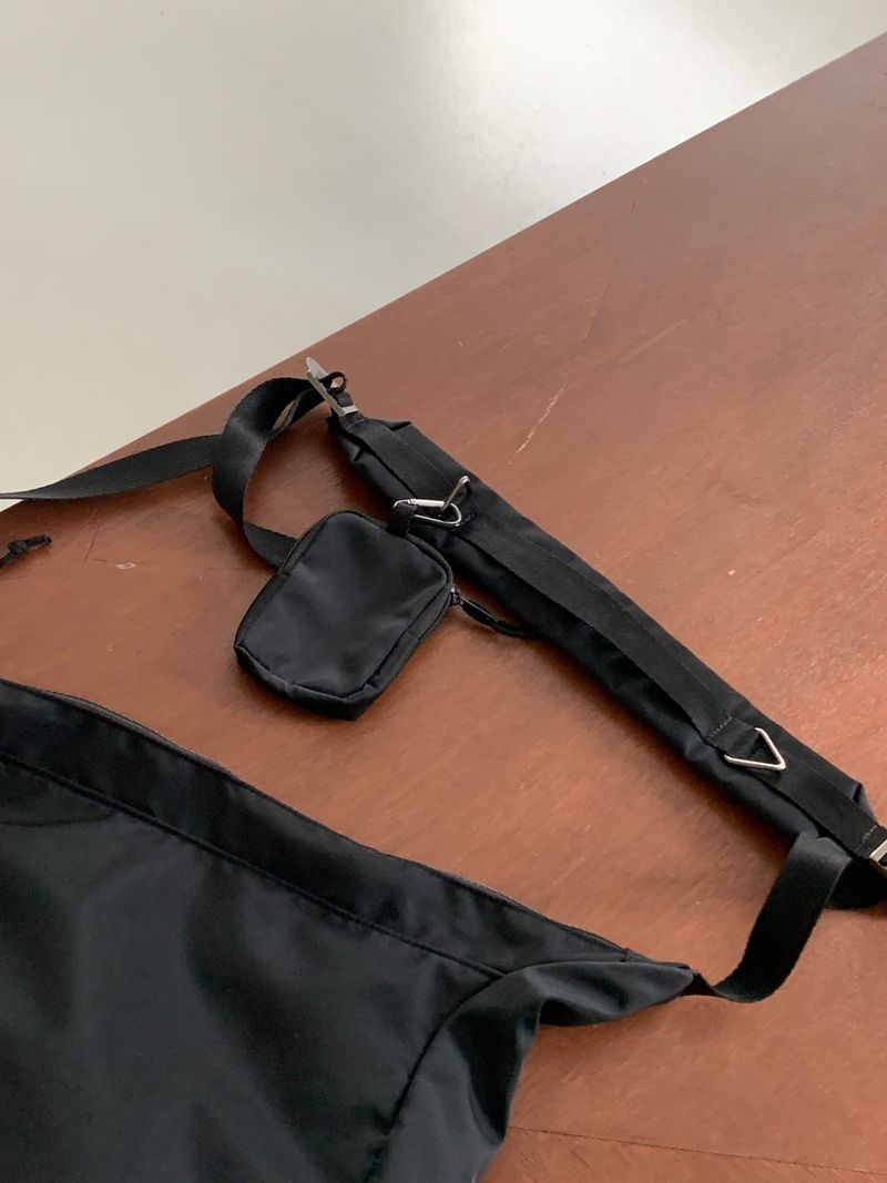 LMN Double Tri-Medium Crossback (black)