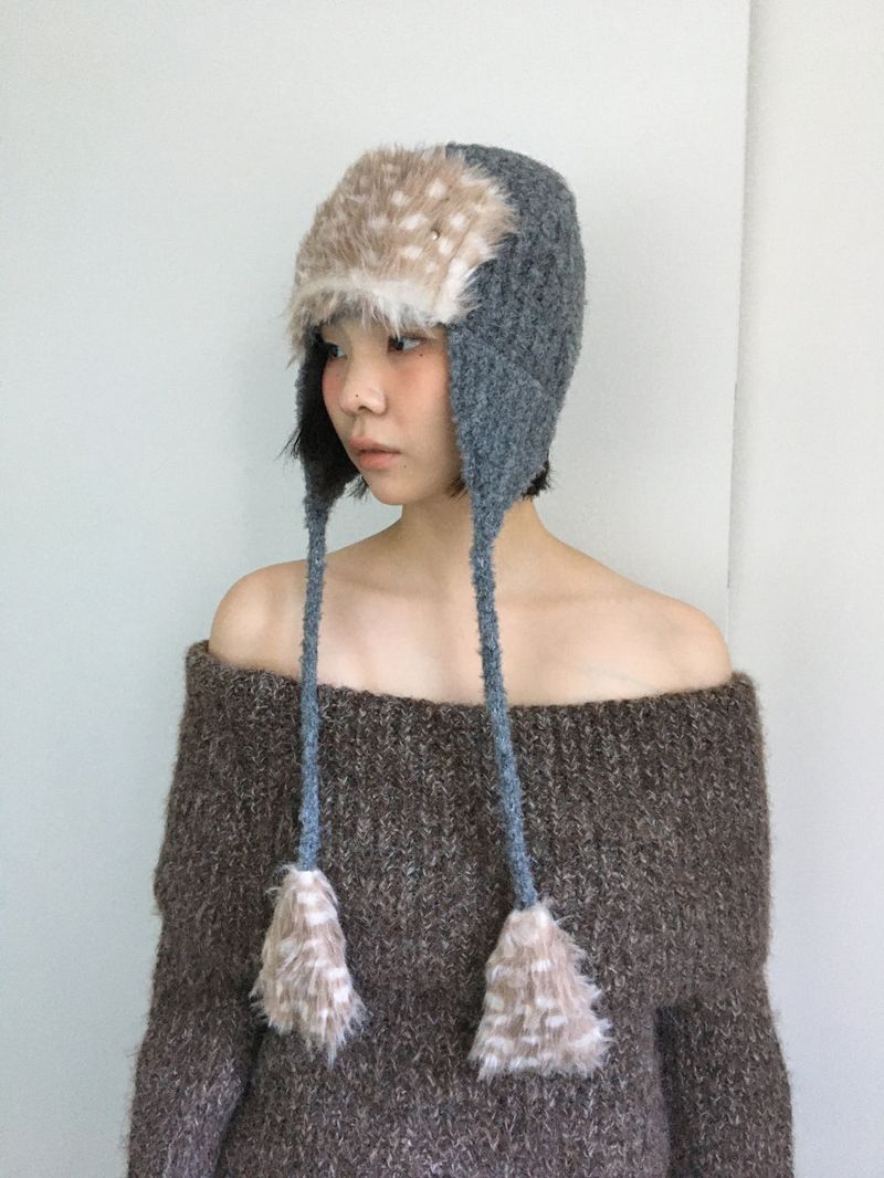 Bambi Knit Earflap (2color)