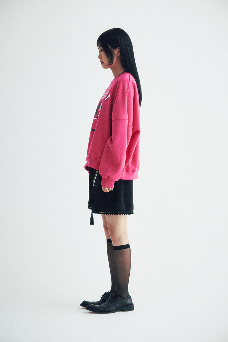 Vegan Suede lace Shorts (Black)