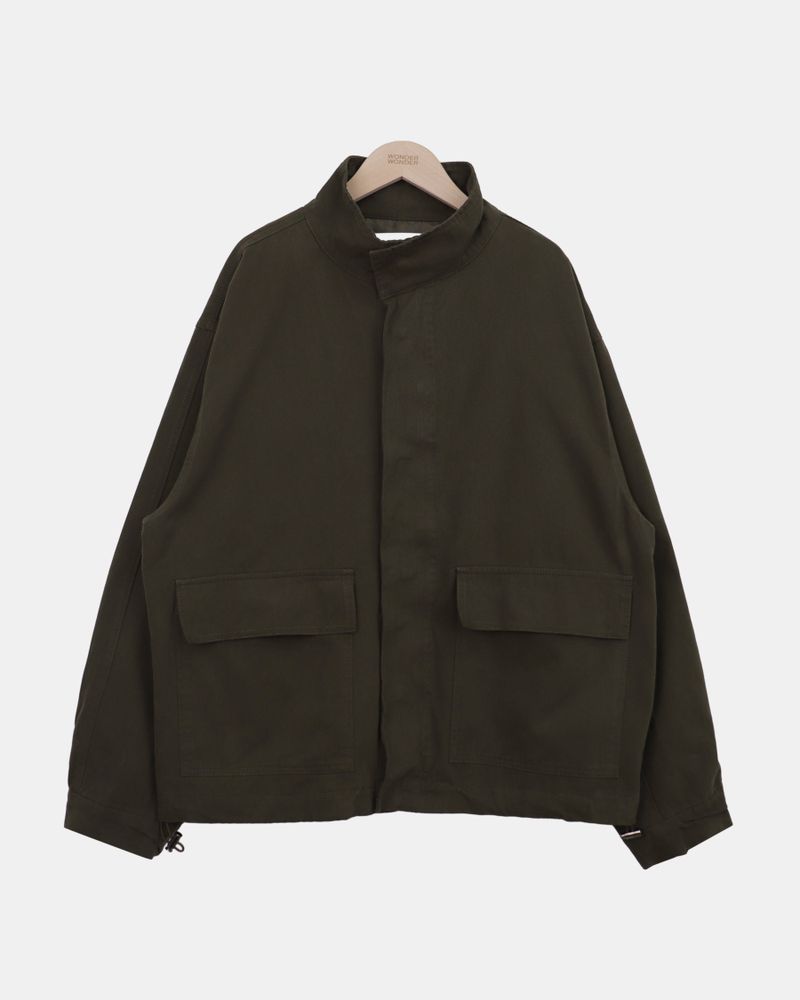 Ally High Neck Washed Field Jacket