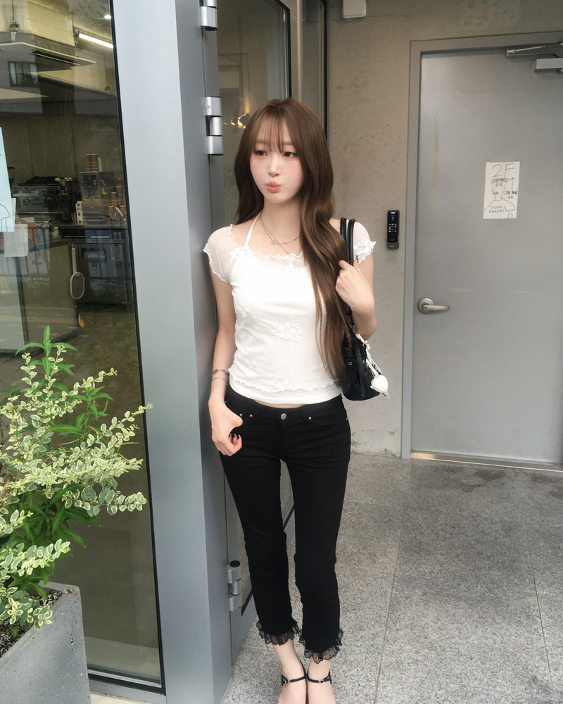 Flower layered T