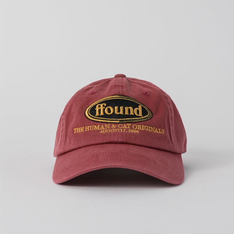 Human & Cat（ヒューマン＆キャット）の「FFOUND WASHED VINTAGE BALL CAP / RED（Hats）」