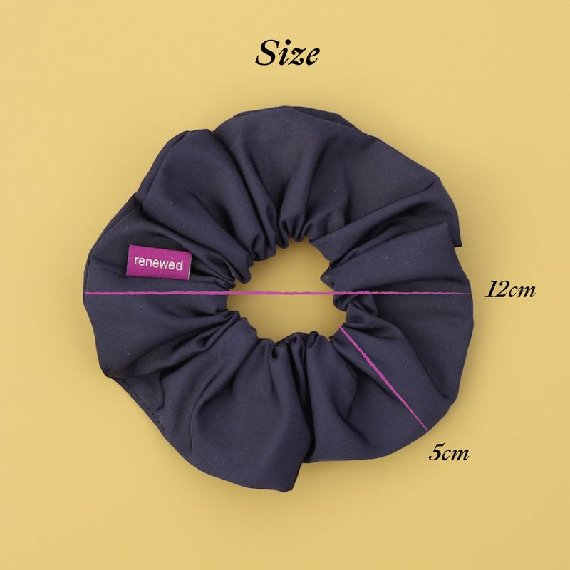 Eco-Friendly Biodegradable Scrunchie (Navy)