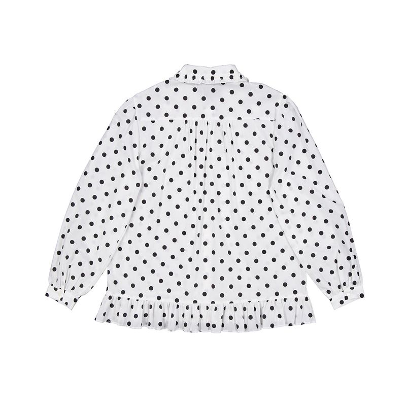 Blair Dot Blouse (white)