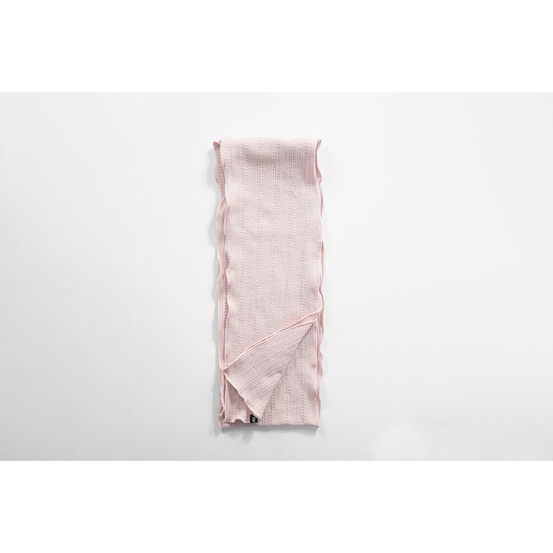 STITCH SLIM MUFFLER-PINK