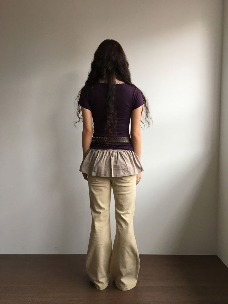 [SET]Arden bootcut pants + belt (3color)