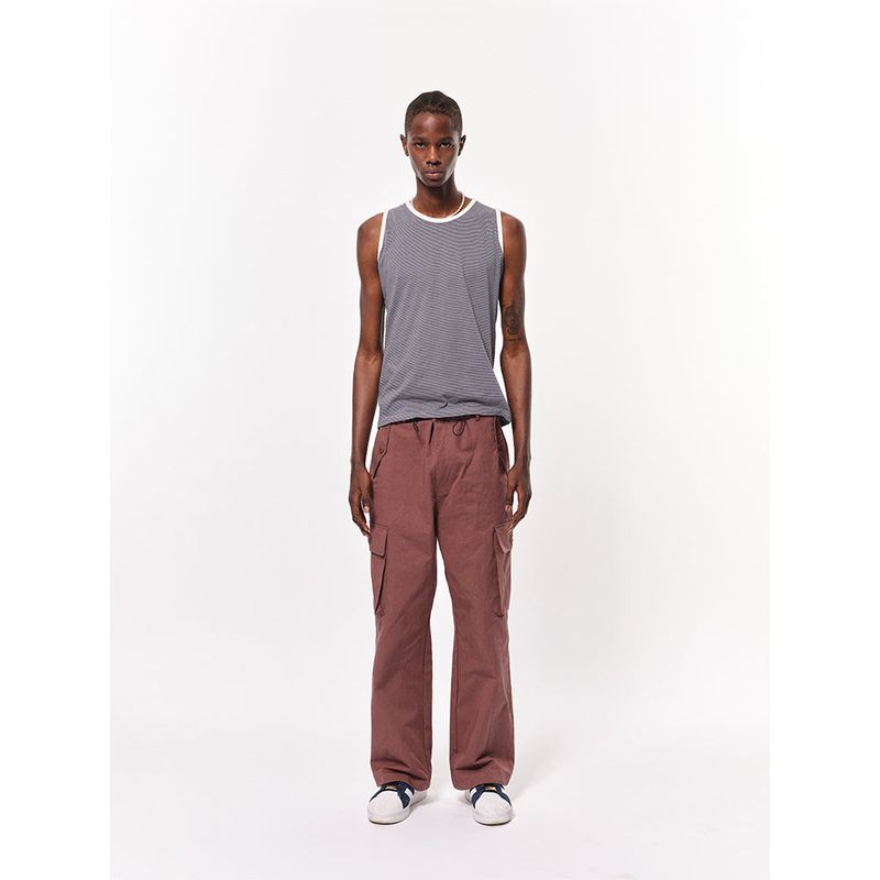 Bluesf Bio-Washing Nylon String Semi-Wide Cargo Pants
