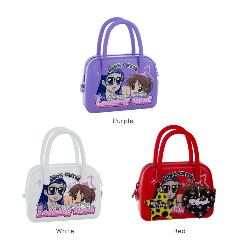 Silicone Anime Bag Purple