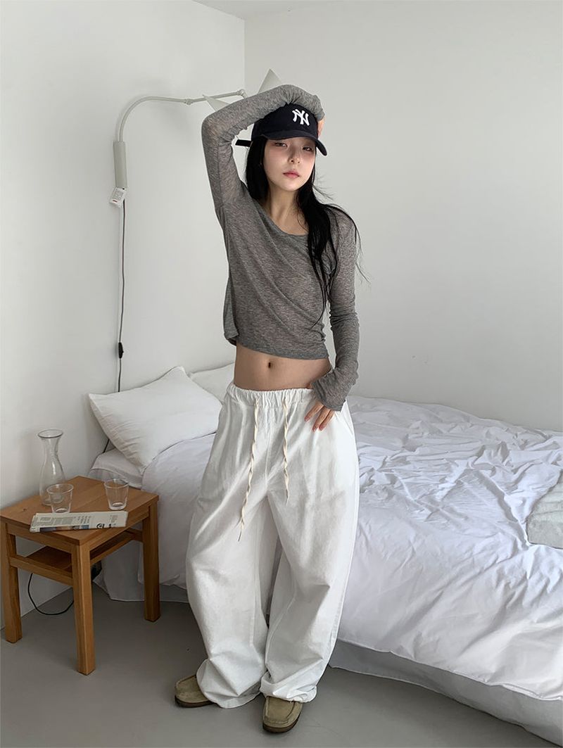 REFRESH WIDE BANDING PANTS (5C)